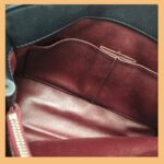 Chanel Coco Handle Medium Black/Maroon Grained Calfskin with Rustic Silver Hardware #RYKO-2 - Image 37