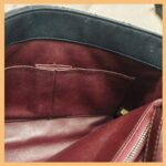 Chanel Coco Handle Medium Black/Maroon Grained Calfskin with Rustic Silver Hardware #RYKO-2 - Image 36