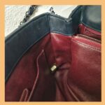 Chanel Coco Handle Medium Black/Maroon Grained Calfskin with Rustic Silver Hardware #RYKO-2 - Image 33