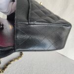 Chanel Medium Double Flap Black Grained Calfskin with Gold Hardware #RYTO-1 - Image 11