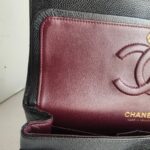 Chanel Medium Double Flap Black Grained Calfskin with Gold Hardware #RYTO-1 - Image 23