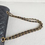 Chanel Medium Double Flap Black Grained Calfskin with Gold Hardware #RYTO-1 - Image 18