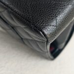 Chanel Medium Double Flap Black Grained Calfskin with Gold Hardware #RYTO-1 - Image 16