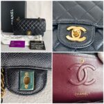 Chanel Medium Double Flap Black Grained Calfskin with Gold Hardware #RYTO-1 - Image 2