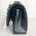 Chanel Medium Double Flap Black Grained Calfskin with Gold Hardware #RYTO-1 - Image 9