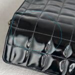 Chanel Vintage Chocolate Bar Flap Bag/Clutch Black Patent Leather with Gold Hardware #RYEU-2 - Image 3