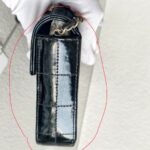 Chanel Vintage Chocolate Bar Flap Bag/Clutch Black Patent Leather with Gold Hardware #RYEU-2 - Image 11