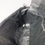 Chanel Vintage Chocolate Bar Flap Bag/Clutch Black Patent Leather with Gold Hardware #RYEU-2 - Image 26