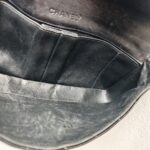 Chanel Vintage Chocolate Bar Flap Bag/Clutch Black Patent Leather with Gold Hardware #RYEU-2 - Image 28