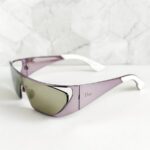 DIOR X RIHANNA Sunglasses PurpleWhite Frame with Silver Hardware #RYLL-5