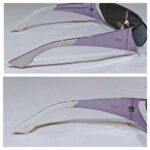 DIOR X RIHANNA Sunglasses Purple/White Frame with Silver Hardware #RYLL-5 - Image 11