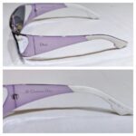 DIOR X RIHANNA Sunglasses Purple/White Frame with Silver Hardware #RYLL-5 - Image 10