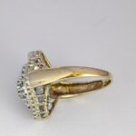 Diamond Ring 10k Yellow Gold Jewellery #RYTC-1 - Image 7