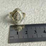 Diamond Ring 10k Yellow Gold Jewellery #RYTC-1 - Image 8