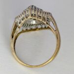 Diamond Ring 10k Yellow Gold Jewellery #RYTC-1 - Image 5