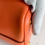 Hermes Bolide 27 Mango Epsom Leather with Gold Plated Hardware Bag #RYSE-1 - Image 14