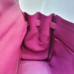 Hermes Kelly 35CM Tosca Pink Clemence Leather With Gold Hardware Bag #KTKK-1 - Image 31