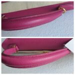 Hermes Kelly 35CM Tosca Pink Clemence Leather With Gold Hardware Bag #KTKK-1 - Image 21