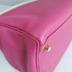 Hermes Kelly 35CM Tosca Pink Clemence Leather With Gold Hardware Bag #KTKK-1 - Image 15