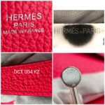 Hermes Lindy 30CM Rose Extreme Clemence Leather with Palladium-plated Hardware #RKLY-2 - Image 29