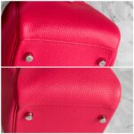 Hermes Lindy 30CM Rose Extreme Clemence Leather with Palladium-plated Hardware #RKLY-2 - Image 17