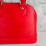 LV Alma BB Red Epi Leather with Silver Hardware #RYUK-6 - Image 6