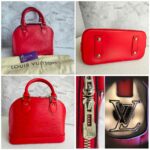 LV Alma BB Red Epi Leather with Silver Hardware #RYUK-6 - Image 2