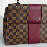 LV Bond Street Brown Damier Ebene Coated Canvas with Leather and Gold Hardware #GULRK-1 - Image 3