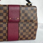 LV Bond Street Brown Damier Ebene Coated Canvas with Leather and Gold Hardware #GULRK-1 - Image 4