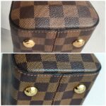 LV Bond Street Brown Damier Ebene Coated Canvas with Leather and Gold Hardware #GULRK-1 - Image 15