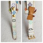 LV Bracelet Multicolor Monogram Coated Canvas with Leather and Gold Hardware #RYCE-8 - Image 3