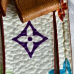 LV Bracelet Multicolor Monogram Coated Canvas with Leather and Gold Hardware #RYCE-8 - Image 6