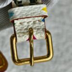 LV Bracelet Multicolor Monogram Coated Canvas with Leather and Gold Hardware #RYCE-8 - Image 7