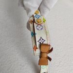 LV Bracelet Multicolor Monogram Coated Canvas with Leather and Gold Hardware #RYCE-8 - Image 8
