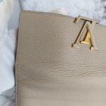 LV Capucine Wallet Galet Taurillon Leather with Gold Hardware #GUUET-1 - Image 2