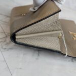 LV Capucine Wallet Galet Taurillon Leather with Gold Hardware #GUUET-1 - Image 7