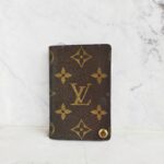 LV Card Holder Brown Monogram Coated Canvas with Gold Hardware #RYCE-6