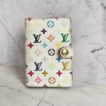 LV Card Holder Multicolor Monogram Coated Canvas with Leather and Gold Hardware #RYCE-5
