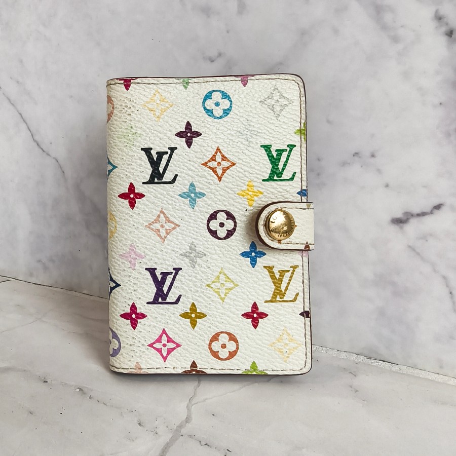 LV-Card-Holder-Multicolor-Monogram-Coated-Canvas-with-Leather and Gold Hardware #RYCE-5 (1) LV Card Holder Multicolor Monogram Coated Canvas with Leather and Gold Hardware #RYCE-5