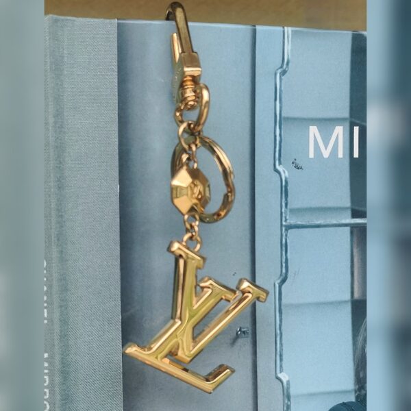 LV Facet Key Holder/Bag Charm Gold Hardware #RYKE-4