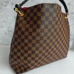 LV Graceful MM M43703 Brown Damier Ebene Coated Canvas with Leather and Gold Hardware #RYSK-2 - Image 5