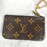LV Key /Coin Pouch Brown Monogram Coated Canvas with Gold Hardware #RYCE-7 - Image 2
