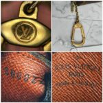 LV Key /Coin Pouch Brown Monogram Coated Canvas with Gold Hardware #RYCE-7 - Image 8