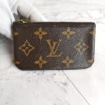 LV Key /Coin Pouch Brown Monogram Coated Canvas with Gold Hardware #RYCE-7 - Image 3