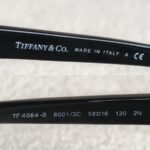 Tiffany & co Sunglasses Black Acetate Frame and Silver Hardware #RUCK-2 - Image 9