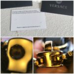 Versace Bag Black Satin with leather and Gold Hardware #RYYS-3 - Image 20