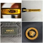 Versace Bag Black Satin with leather and Gold Hardware #RYYS-3 - Image 19