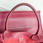 C.Dior Book Tote Medium Maroon Calfskin Bag #RYRU-3 - Image 25