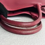 C.Dior Book Tote Medium Maroon Calfskin Bag #RYRU-3 - Image 22