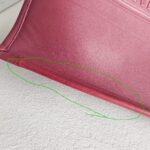 C.Dior Book Tote Medium Maroon Calfskin Bag #RYRU-3 - Image 12